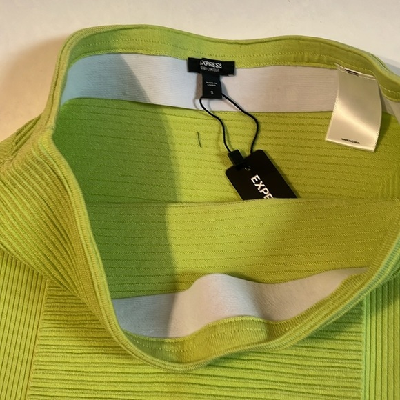 NWT Express pencil skirt lime green Sz Small Women - Picture 6 of 10